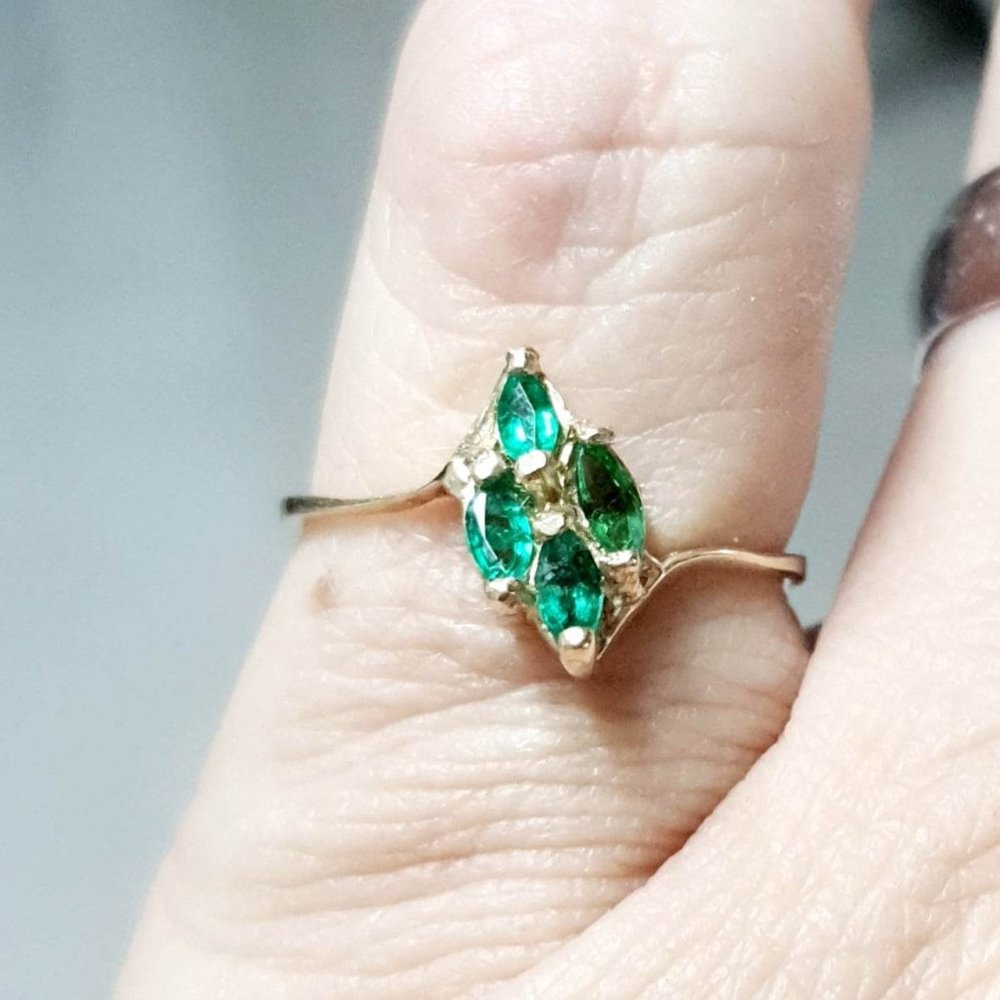 #744~14K RING